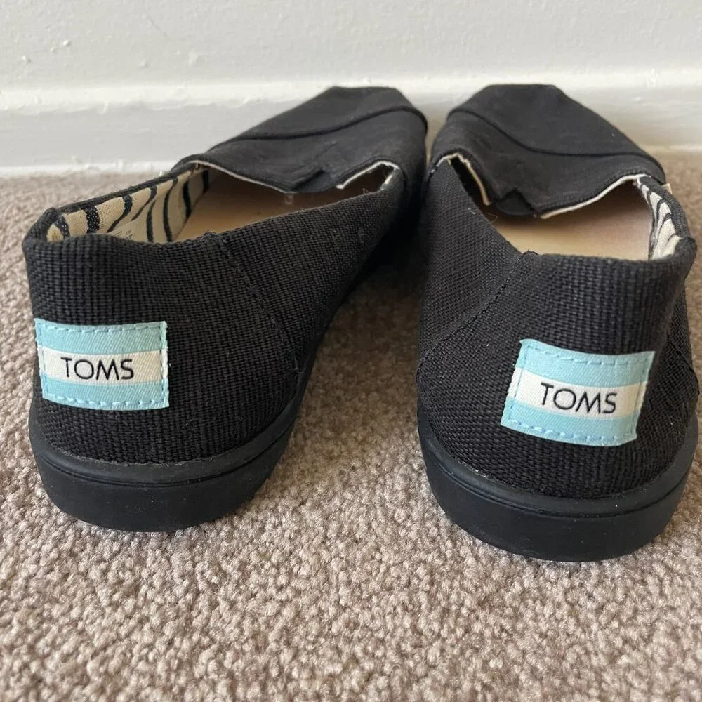 TOMS NWOT Alpargata Cupsole Slip-On Shoes in black - Picture 5 of 11